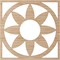 Ekena Millwork Blume Wood Fretwork Pierced Ceiling Medallion, Alder, 16"OD x 5 1/2"ID x 1/4"T CMWP16X16X0250BLAL - alternate 4
